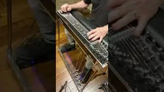 Pedal Steel Guitar Riff&rsquo;n (Josh Turner) Your Man #shorts #tutorial #pedalsteelguitar