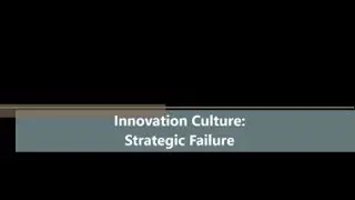 Fail Fast, Fix It Fast, Move On - Innovation Culture