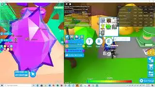 Hatching in Bubble Gum Simulator Update 72 and hatching on Science Simulator Update 13