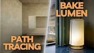 Lumen vs Path Tracer in Unreal Engine 5.5 - Bathroom ArchViz