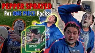 Getting PEPPER SPRAYED & Opening ONE PIECE Packs (This Was A TERRIBLE Idea)