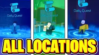 How To FIND ALL DAILY QUEST NPC LOCATIONS In Jujutsu Infinite! Roblox