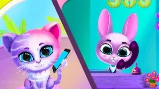 Kiki & Fifi Pet Hotel &ndash; Cute animal &ndash; My Virtual Animal House Gameplay By TutoTOONS