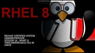 What is tape archieve in linux in hindi | Session 14 | RHCSA |  REDHAT 8 |