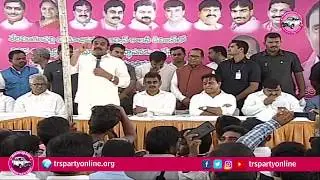 MLA Arekapudi Gandhi speech at a public meeting in Serilingampally constituency