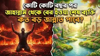 কোটি কোটি বছর পর জাহান্নামের ভিতর থেকে শেষ ব্যক্তিকে বের করে কত বড় জান্নাত দেওয়া হবে😱 😭? MD Rabbi