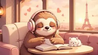 Valentine's in Paris with Lumi | Cozy Café Focus Lofi Live Stream