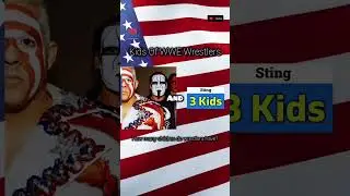 Kids Of WWE Wrestlers #wwesuperstar #wwe2k24 #wwe