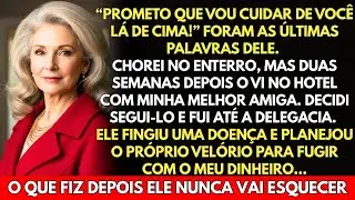 Meu marido foi enterrado numa segunda... Dias depois o vi entrando em um hotel com outra mulher