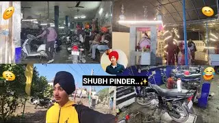 Motorcycle 🏍 Di krwai serbus 👍 Gurudwara ja kite Darshan 🫶 punjabi de paper da kuj ni prya hale 😂