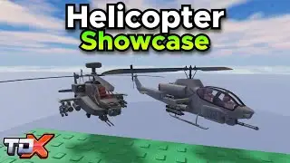 TDX Helicopter Showcase (Stats, Abilities, Gameplay) - Tower Defense X Roblox