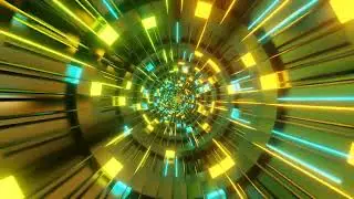 Abstract Background Video 4k Metallic Teal Orange Red Tunnel VJ LOOP NEON Satisfying ASMR Wallpaper