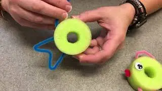 Storytime craft: Pool noodle fish