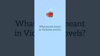 What punch meant in Victorian novels #food #Christmas #punch #literature #history