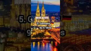 Top 10 countries that drink most beer #shorts #youtubeshorts #countries#drink