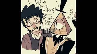 There was so much fanart. #gravityfalls #billcipher #fordpines #billford