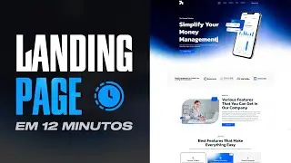 Como criar uma LANDING PAGE em 12 minutos [SIMPLES e RÁPIDO]