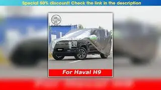 Best Car Cover For HAVAL H9 MKII 2024 2025 Outdoor Sun Shade Anti-UV Rain Snow Fog Resistant Cover&bull;