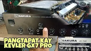 UNBOXING SAKURA AV-7UB 850 WATTS AMPLIFIER