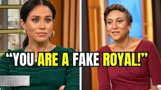 Meghan Markle Kicked Off Good Morning America After Heated Clash With Robin Roberts