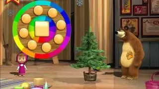MASHA AND THE BEAR The game of dice. Russian cartoons. / МАША И МЕДВЕДЬ