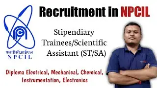 NPCIL Recruitment | Kakrapar Gujarat site| Diploma Engineering