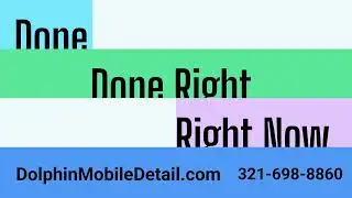 Best Mobile Car Detailing in Viera & Melbourne, FL - Dolphin Mobile Detail