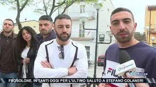 Frosolone, in tanti oggi per l'ultimo saluto a Stefano Colaneri