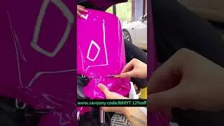 Ravoony Glossy Crystal Rose Red Vinyl Car Wrap🔗ravoony.com👉 12% off | Code: RAVYT