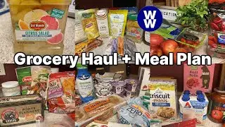 NEW FOOD FINDS! Big Weekly Grocery Haul + Meal Plan | WW Points | Journey to Healthy