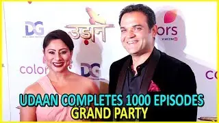 Sai Deodhar & Rajiv Kumar At Colors GRAND PARTY | Udann Completes 1000 Episodes