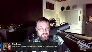 Charles Hoskinson on How does one become a Cryptographer Is it too late at 24