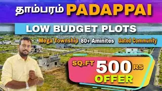 😍Super Offer🤩Villa Plots Sale Padappai Chennai😍Ready to Construct🤩Mega Township #home #plots #land