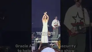Gracie Abrams Asking Security to Help The Fan In The Crowd At The Osheaga #gracieabrams