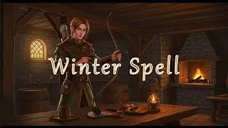 Winter Spell ❄️Cozy Fantasy Ambience | Firelight, Magic & Calm