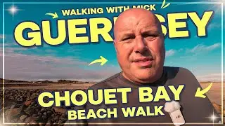 DON'T MISS This Incredible Chouet Bay Walk - Guernsey's Coastal Beauty! #beachwalk #walking #beach 