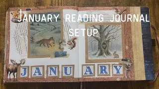 January reading journal set up 📚| winter tbr ❄️