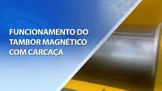 Funcionamento do Tambor Magn&eacute;tico com Carca&ccedil;a