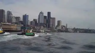 Seattle Maritime Festival Tugboat Races 2013