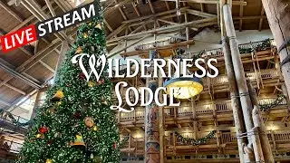 🔴 LIVE: Disney Christmas Resort Tour: Wilderness Lodge | Walt Disney World Live Stream