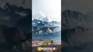 Highest Mountains From Different Countries #highestmountain #cosmiccomparison #countrycomparison2023