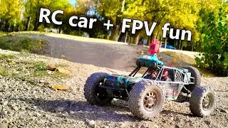 RC car + FPV fun run