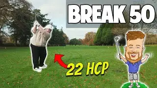 WHAT REAL 22 HANDICAP GOLF LOOKS LIKE - Break 50 Winter Golf