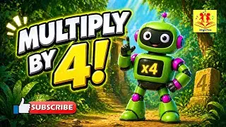 Let&rsquo;s Multiply by 4! | Fun Math Song