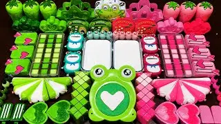 Green Frog & Pink Heart Slime &ndash; Rainbow Aesthetic!