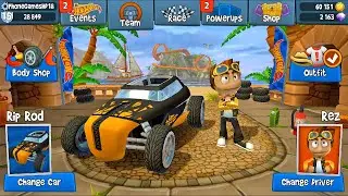 Rip Rod ft. Rez Outfit Game Play | Beach Buggy Racing 2