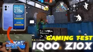 IQOO Z10x ₹13,000 Free Fire Max Gaming Test (Open Test)(Monster Mode) FPS Meter & Hand Cam