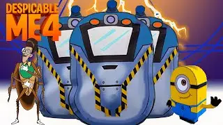 DIY DESPICABLE ME 4 - GRU vs MAXIME Making Blind Bag Mega Minions 4
