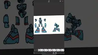 Promptotron action poses  #flipaclip #animation