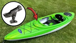How To Install An Adjustable Rod Holder On A Pelican Magna 100 Kayak